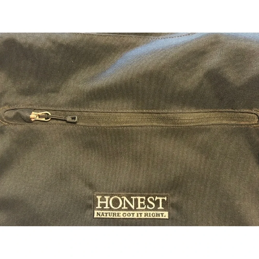 Vintage Patagonia x Honest Diaper Messenger Bag‎ Black Reflective RARE Collab